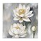 Stupell Industries Budding White Lotus Canvas Wall Art Design by Kim Allen